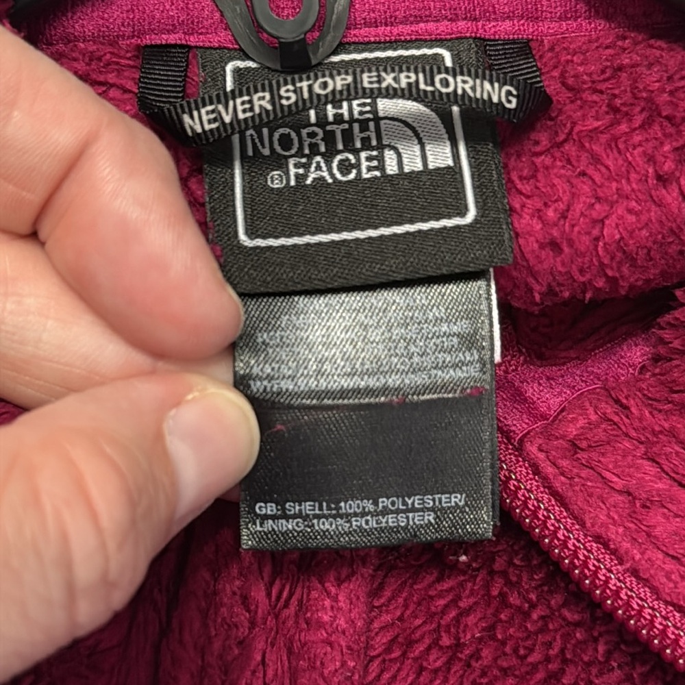 The North‎ Face Teddy Fleece Jacket Womens Size XS  Full Zip - Picture 8 of 8